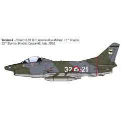 Maquette Avion G.91 R1/R3 Gina - Italeri