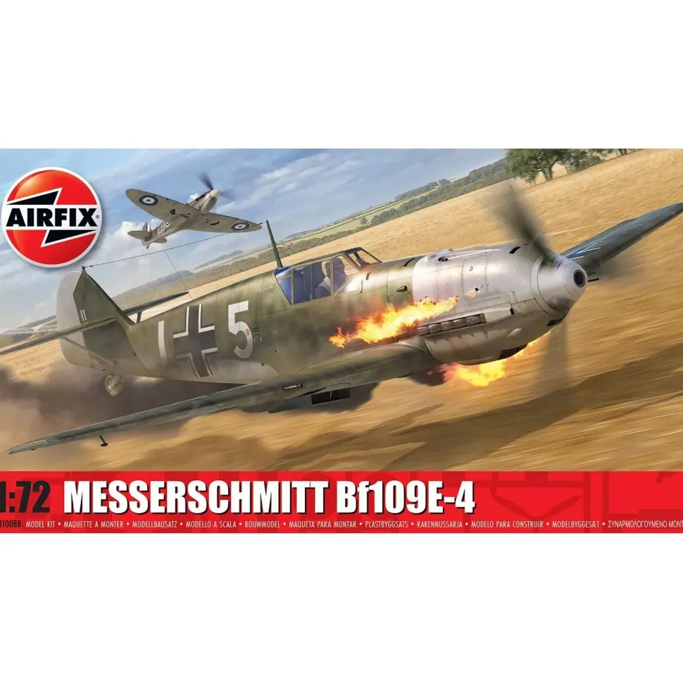 Maquette avion: Messerschmitt Bf109E-4 - Airfix