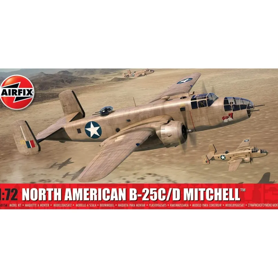 Maquette avion militaire : North American B-25C/D Mitchell - Airfix