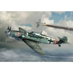 Maquette Avion Militaire : Messerschmitt BF-109G-6 - Trumpeter