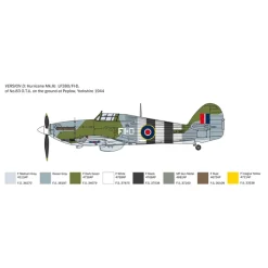 Maquette avion militaire : Hurricane Mk. IIC - Italeri