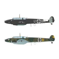 Maquette avion militaire : Profitpack - Bf 110C - Eduard