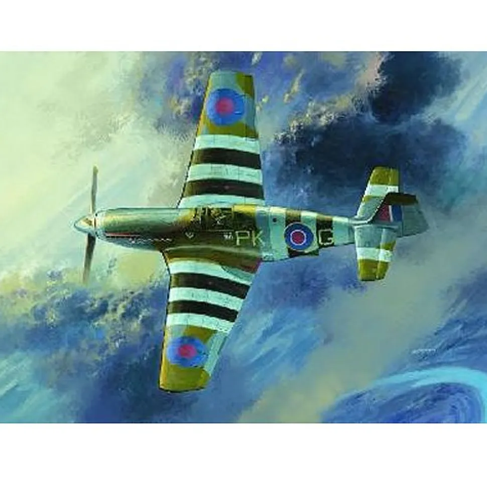 Maquette avion : Mustang Mk III (P-51B/C) avec décalques - Trumpeter