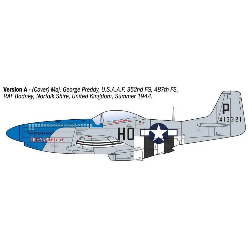 Maquette Avion P-51D Mustang Aces - Italeri