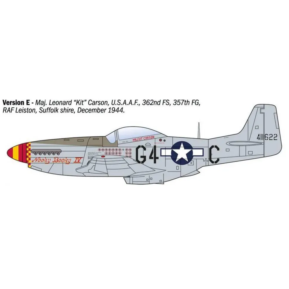 Maquette Avion P-51D Mustang Aces - Italeri