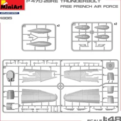 Maquette Avion P-47D-28RE Armée de l’Air française – 1:48 - Mini Art