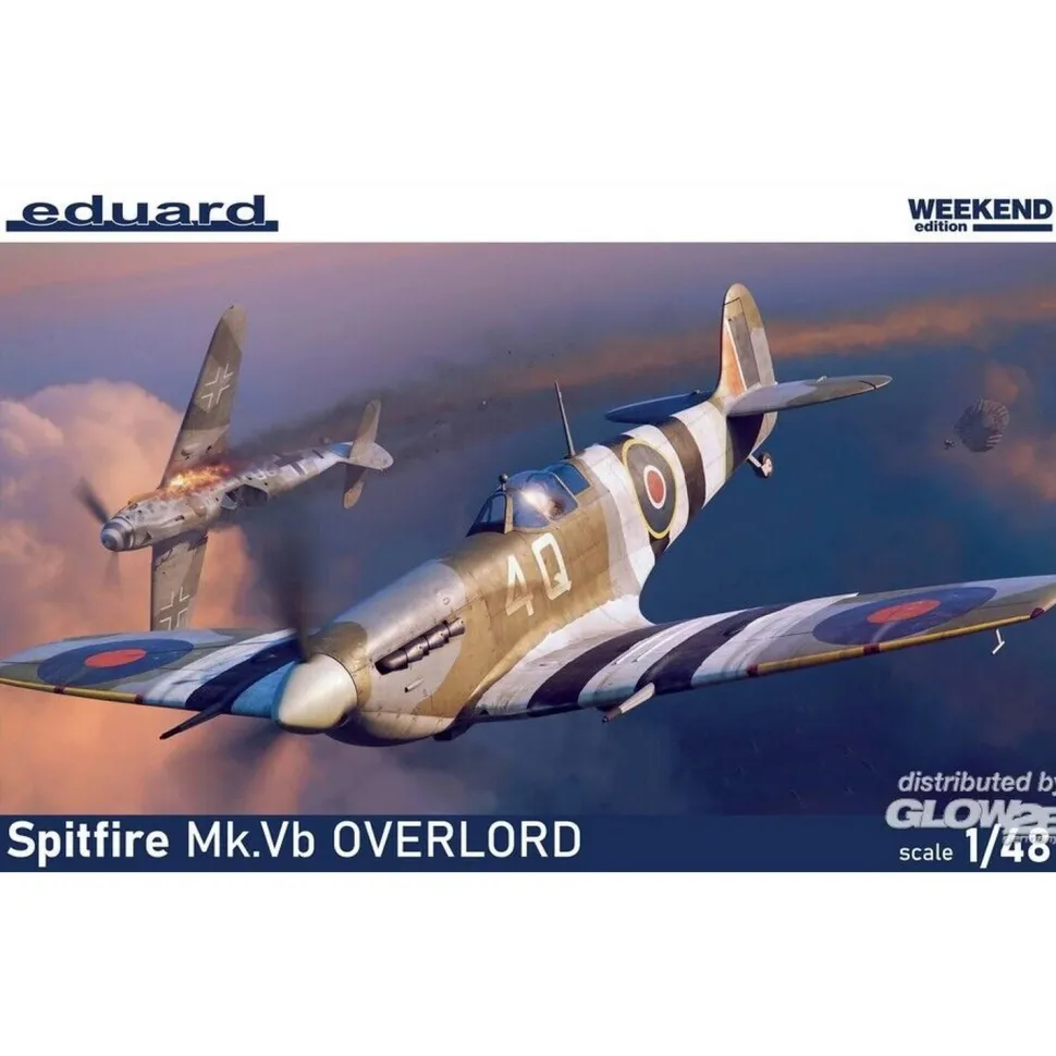 Maquette Avions Militaire : Spitfire Mk.Vb OVERLORD - Eduard