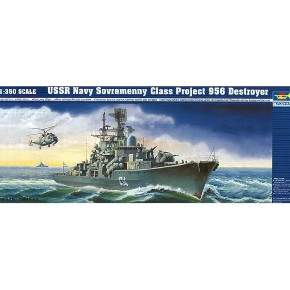 Maquette bateau : Destroyer USSR Navy Sovremenny Class Project 956 - Trumpeter