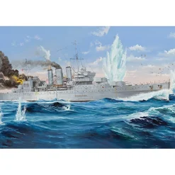 Maquette bateau : HMS Cornwall - Trumpeter