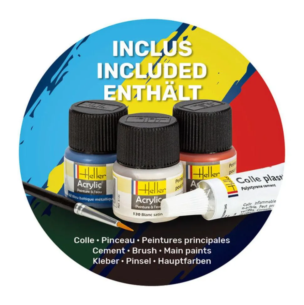 Maquette bateau : Kit complet : Thonier Armor - Heller