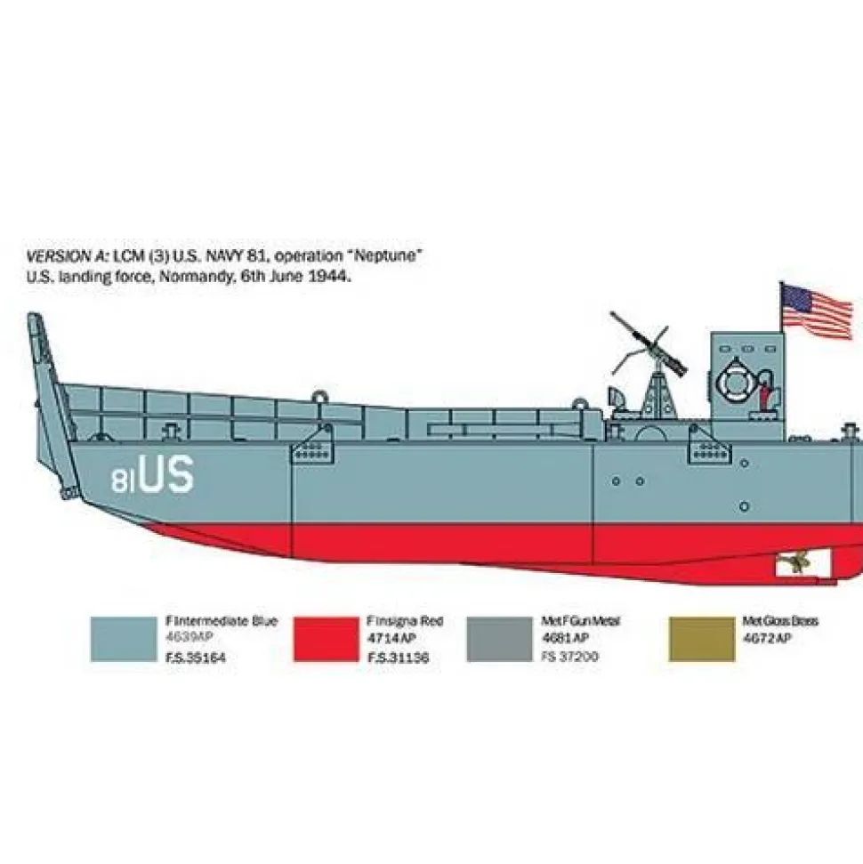 Maquette Bateau : LCM-3 - Italeri