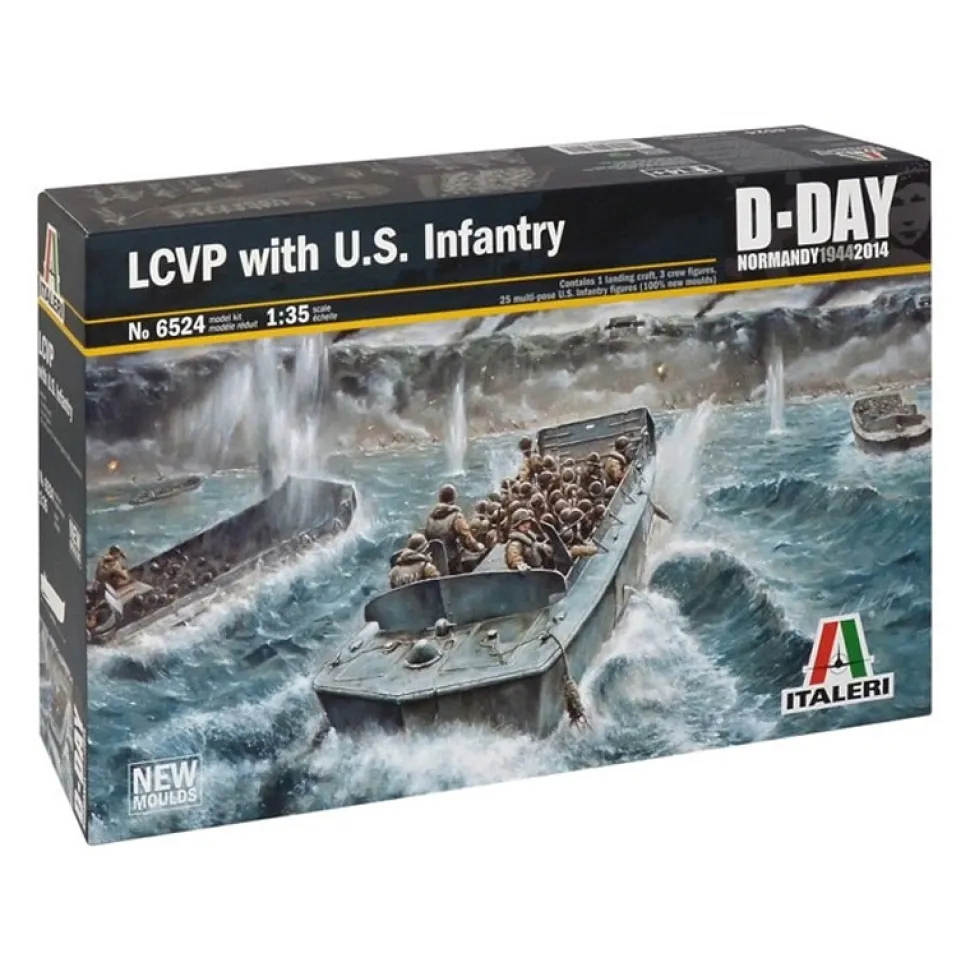 Maquette bateau : LCVP et Infanterie US - Italeri