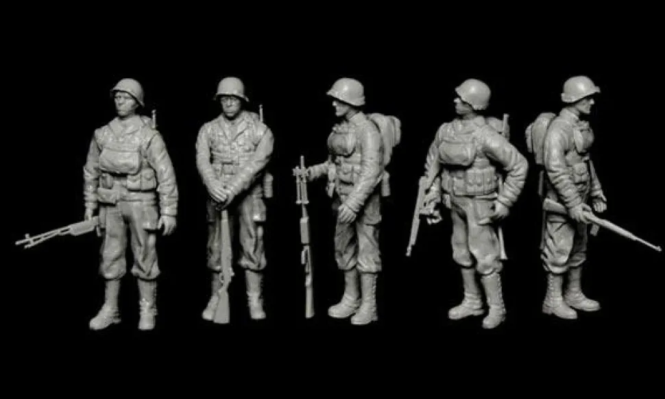 Maquette bateau : LCVP et Infanterie US - Italeri