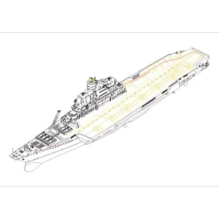 Maquette bateau : Soviet Aircraft Carrier Baku - Hobby Boss
