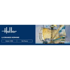 Maquette bateau : Starter Kit La Grande Hermine - Heller