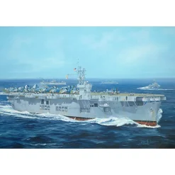 Maquette Bateau : USS CVE-26 Sangamon - Trumpeter