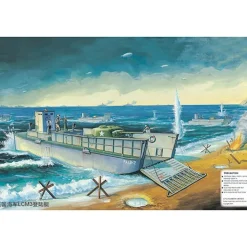 Maquette bateau : Barge de débarquement US Navy LCM3 1944 - Trumpeter