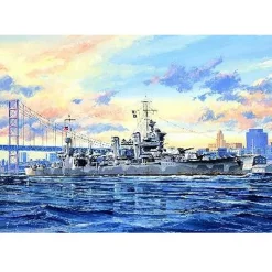 Maquette bateau : Croiseur lourd USS CA-39 Quincy 1942 - Trumpeter
