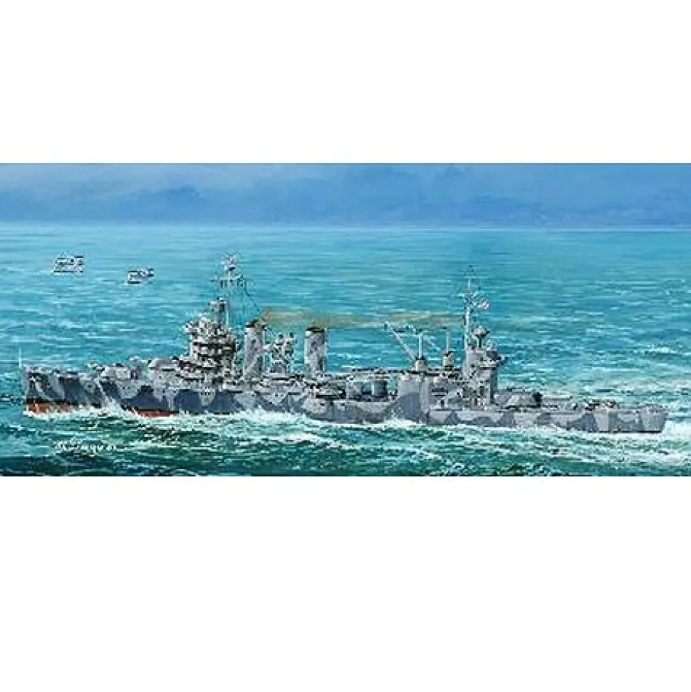 Maquette bateau : Croiseur lourd USS CA-37 Tuscaloosa 1944 - Trumpeter
