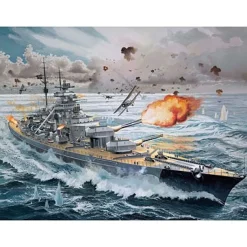 Maquette bateau : Cuirassé Bismarck - Revell