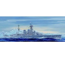 Maquette bateau : Cuirassé britannique HMS Hood 1931 - Trumpeter