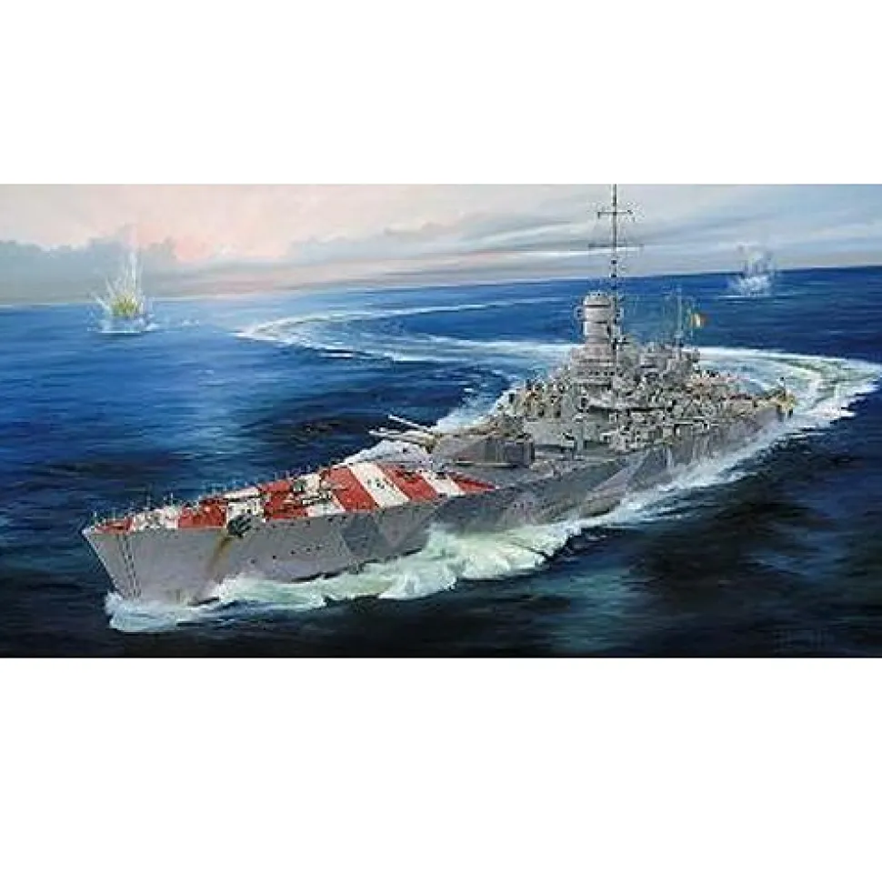 Maquette bateau : Cuirassé marine italienne RN Roma 1943 - Trumpeter