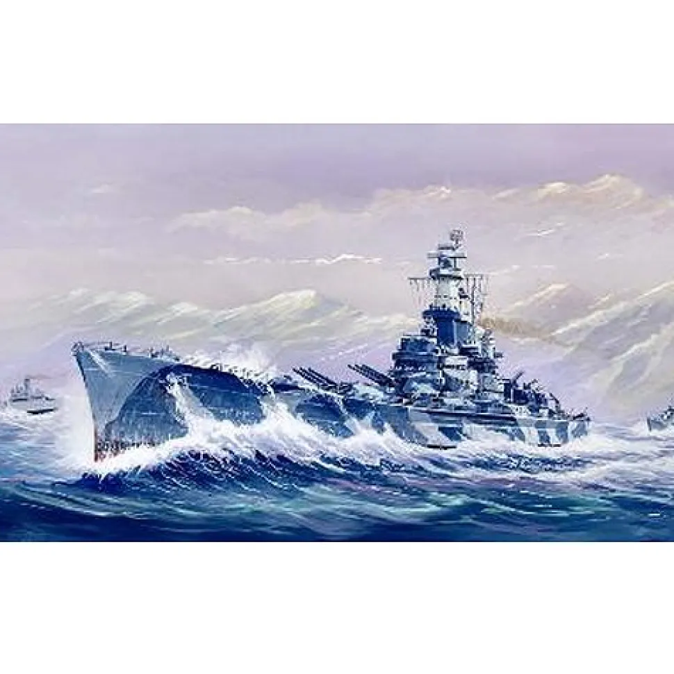 Maquette bateau : Cuirassé USS BB-60 Alabama 1944 - Trumpeter