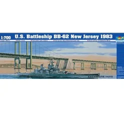 Maquette bateau : Cuirassé US BB-62 new Jersey 1983 - Trumpeter