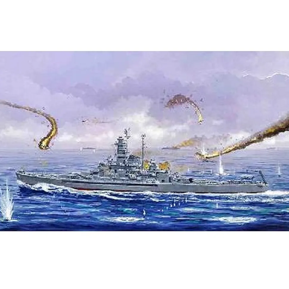 Maquette bateau : Cuirassé USS BB-57 South Dakota 1945 - Trumpeter