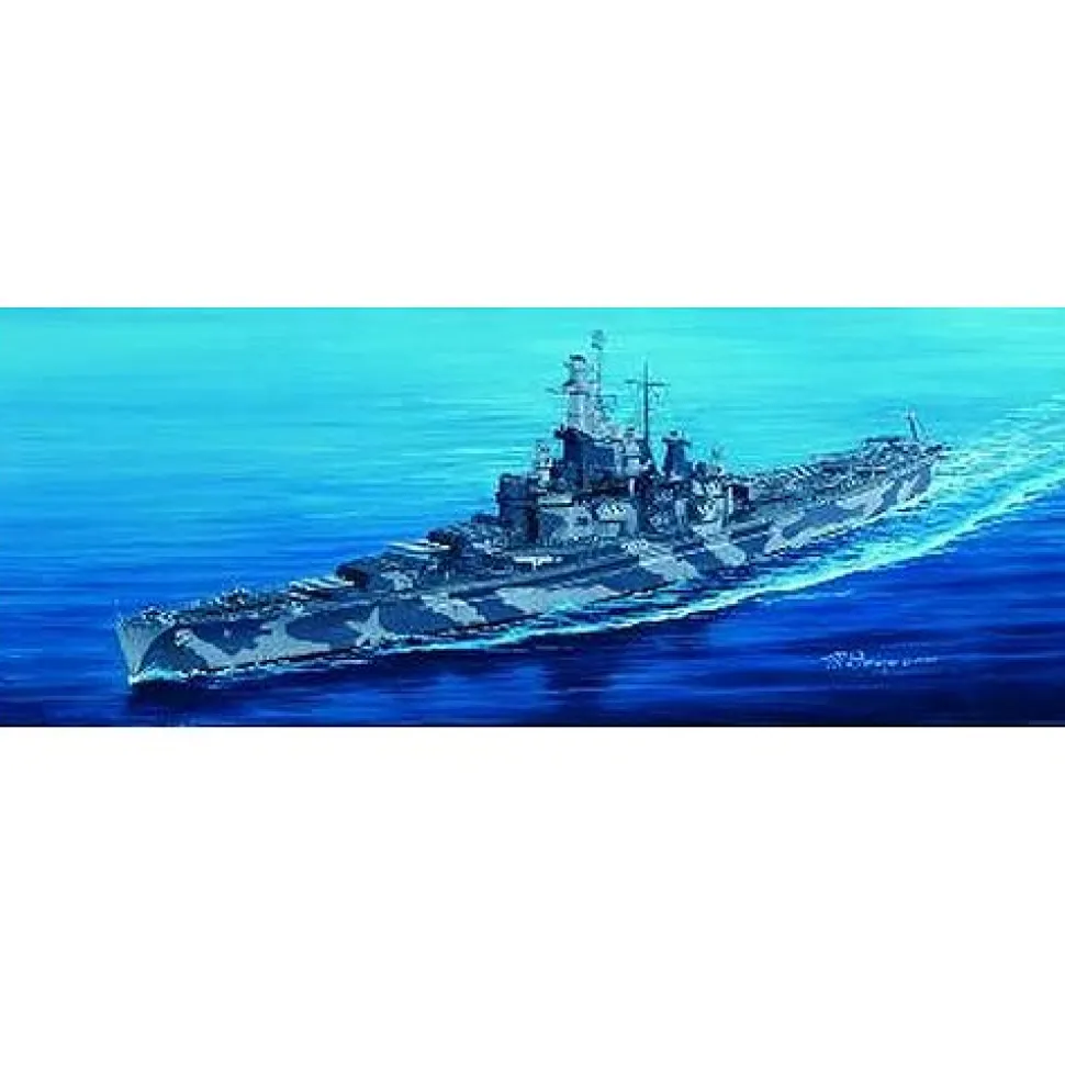 Maquette bateau : Cuirassé USS BB-60 Alabama - Trumpeter