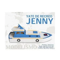 Maquette bateau en bois : Yacht de plaisance JENNY - Artymon