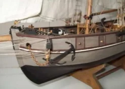 Maquette bateau en bois : Côtre Armé 1815 Faucon - Soclaine