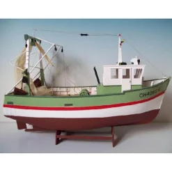 Maquette bateau en bois : Chalutier Grand-Vey - Soclaine