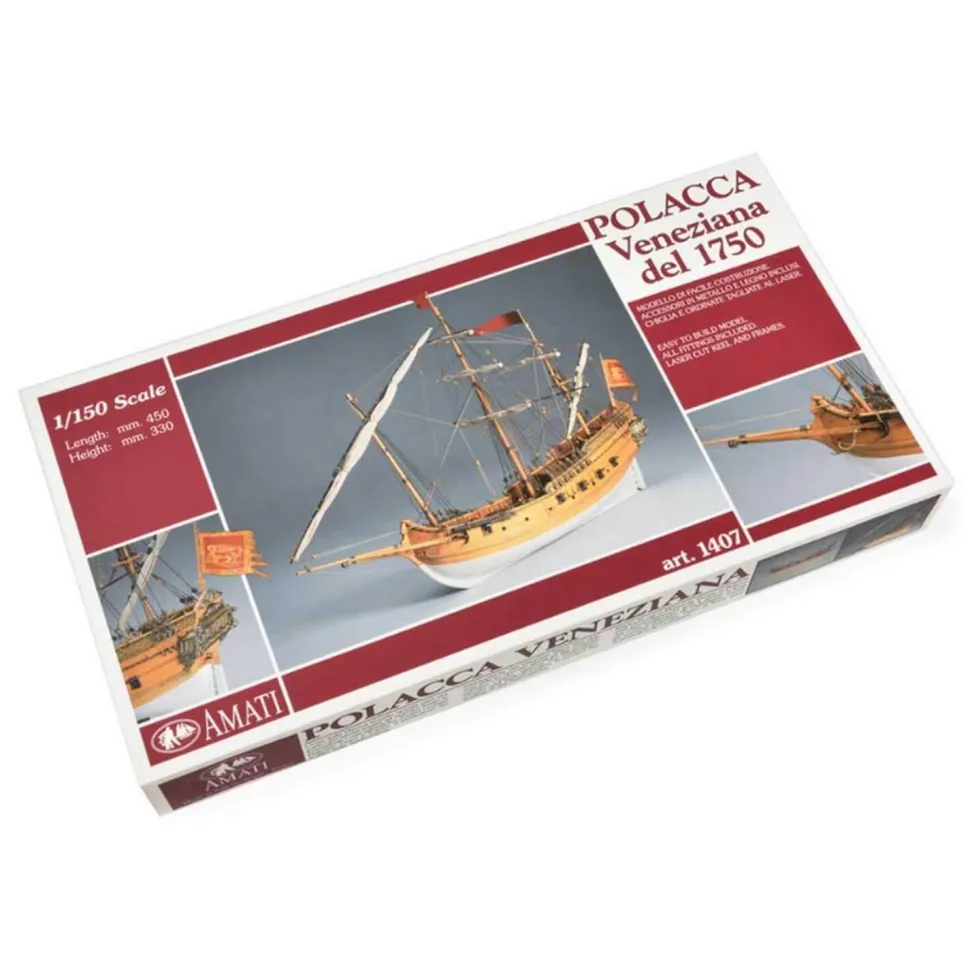 Maquette bateau en bois : Polacca - Amati