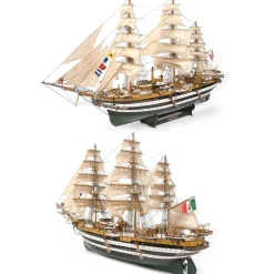 Maquette bateau en bois : Amerigo Vespucci - OCCRE