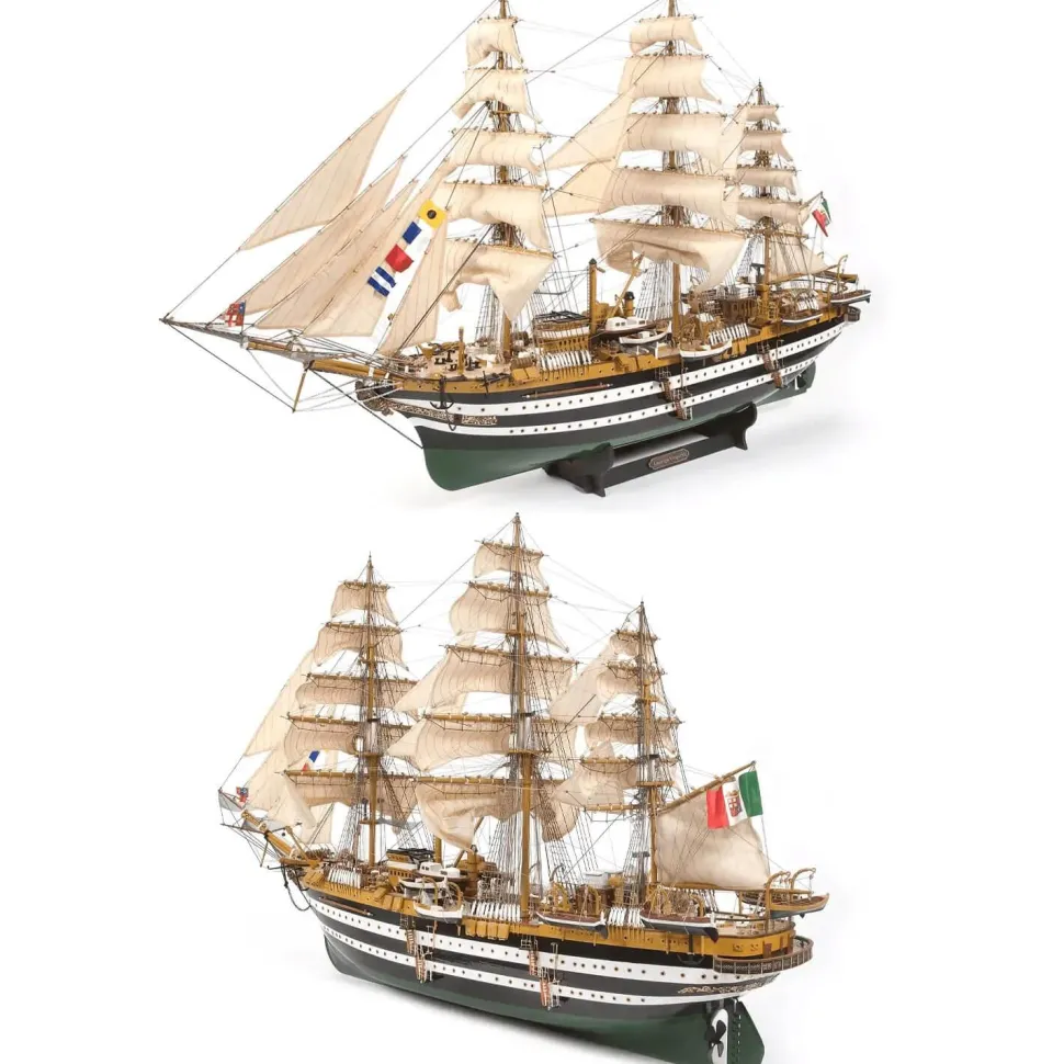 Maquette bateau en bois : Amerigo Vespucci - OCCRE