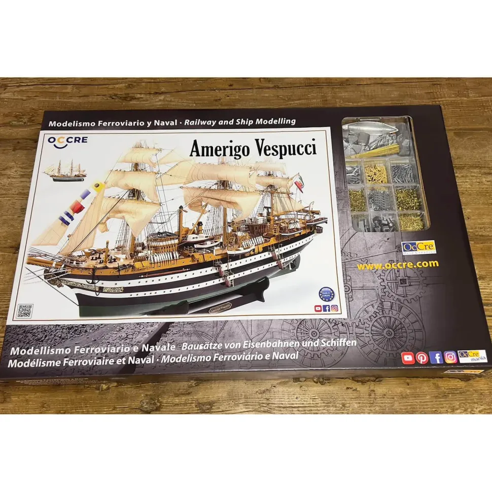 Maquette bateau en bois : Amerigo Vespucci - OCCRE