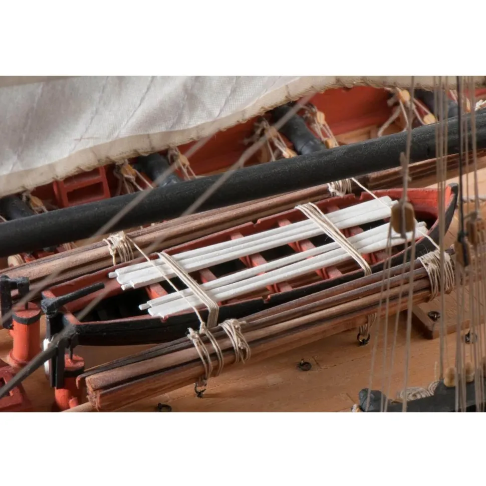 Maquette bateau en bois : Le Cerf - Dusek