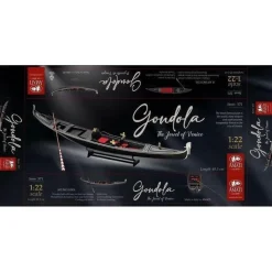 Maquette bateau en bois : Gondole Vénitienne - Amati