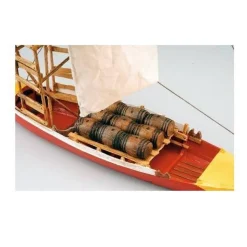 Maquette bateau en bois et métal : Barque Rabelo du Fleuve Douro - Carthagonova