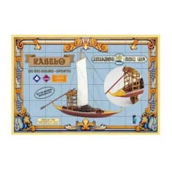 Maquette bateau en bois et métal : Barque Rabelo du Fleuve Douro - Carthagonova