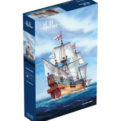 Maquette bateau : Golden Hind - Heller