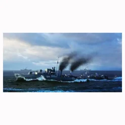 Maquette bateau HMCS Huron destroyer britannique 1944 - Trumpeter