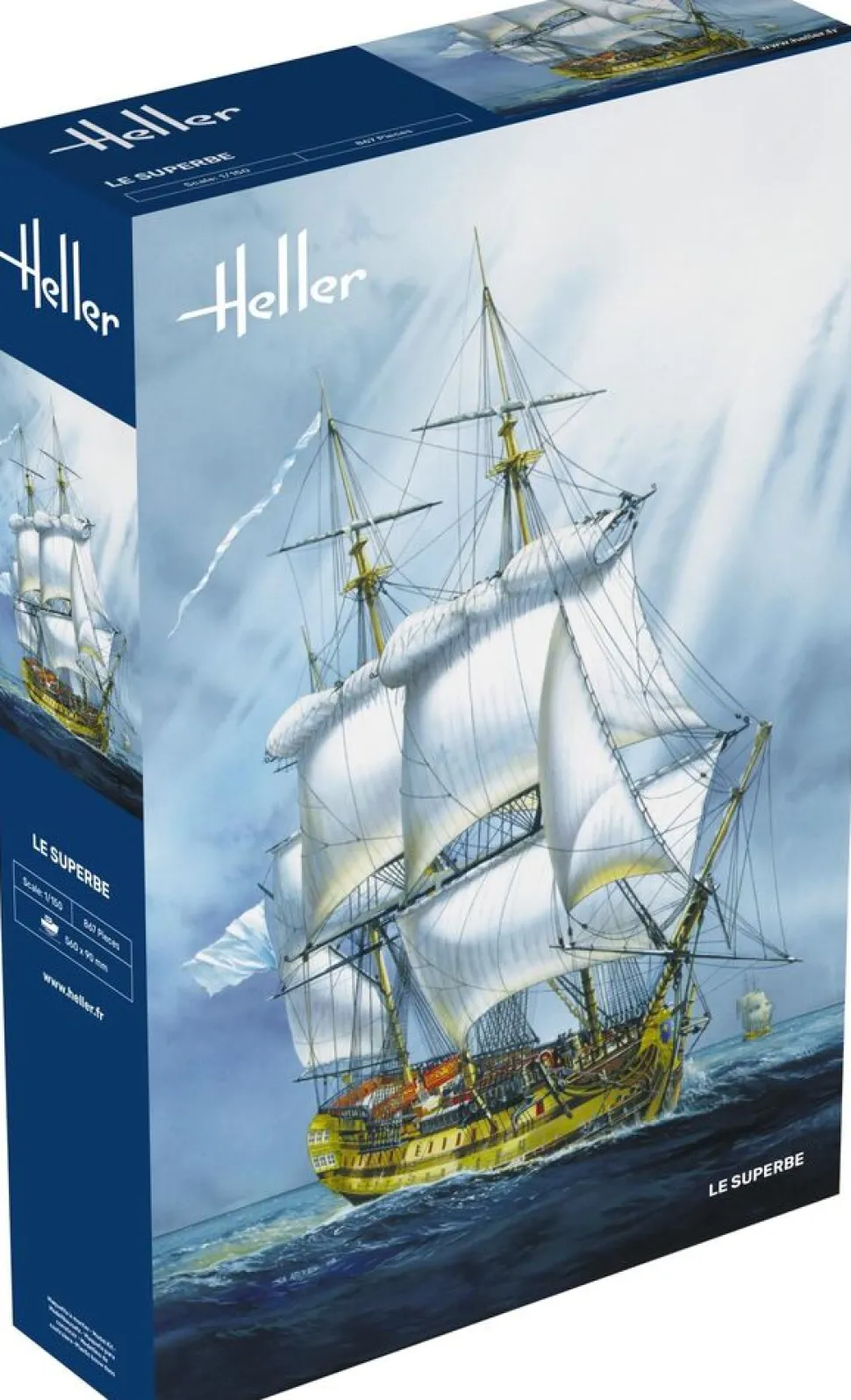 Maquette bateau : Le Superbe - Heller