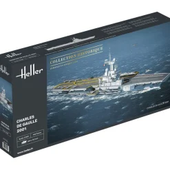 Maquette bateau : Porte-avions Charles de Gaulle - Heller