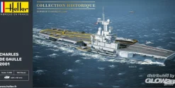 Maquette bateau : Porte-avions Charles de Gaulle - Heller