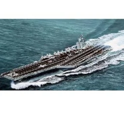 Maquette bateau : Porte-avions USS CVN-69 Dwight D.Eisenhower 1978 - Trumpeter