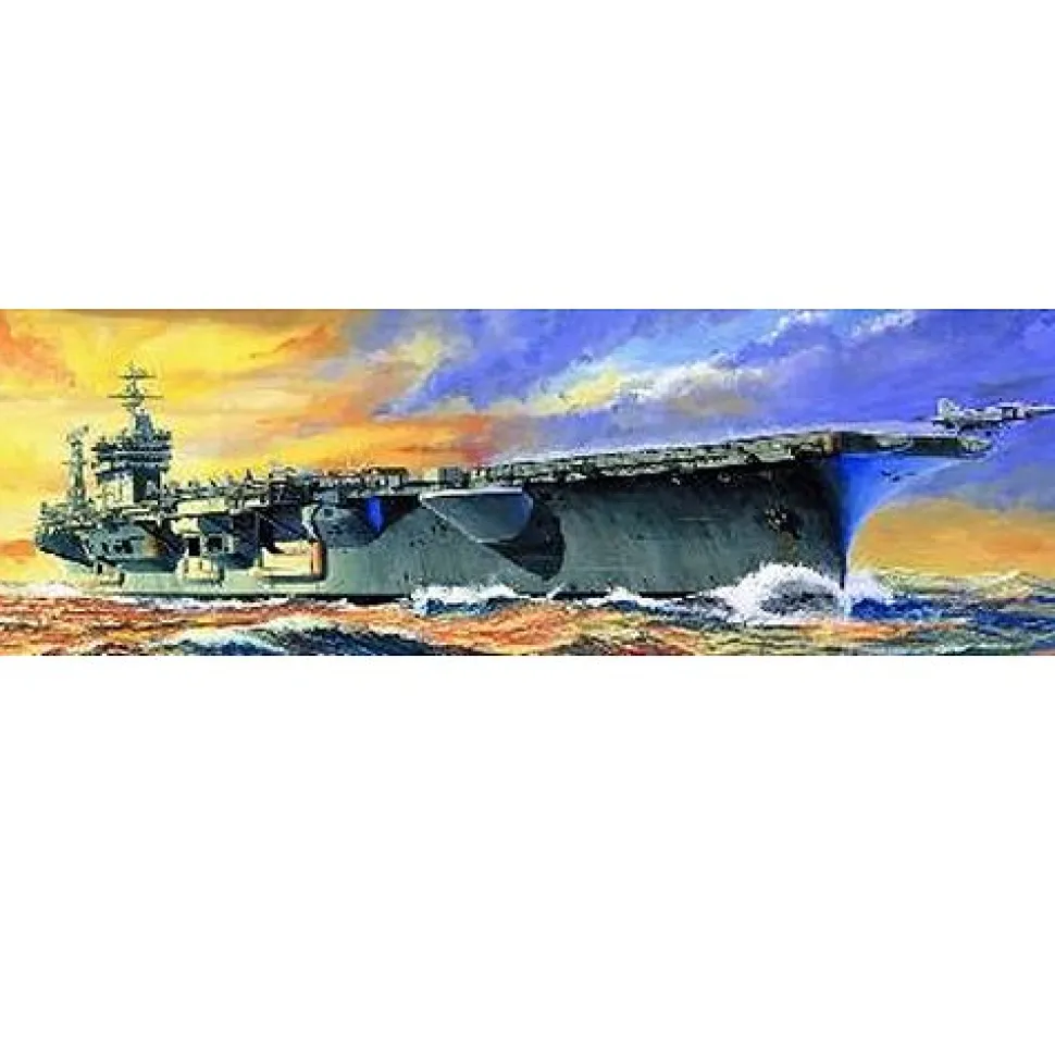 Maquette bateau : Porte-avions USS CVN-68 Nimitz - Trumpeter