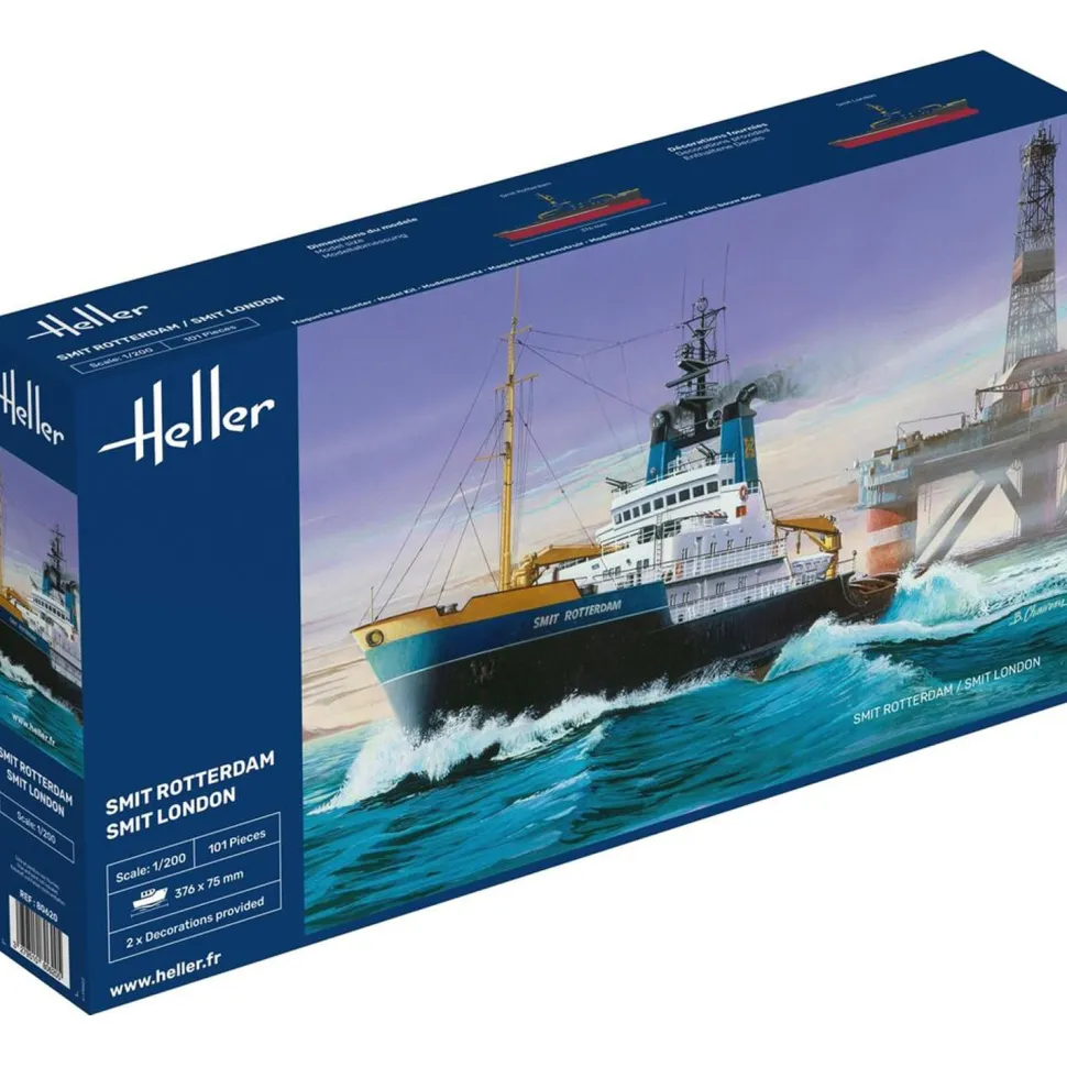 Maquette bateau : Smitt Rotterdam / Londres - Heller