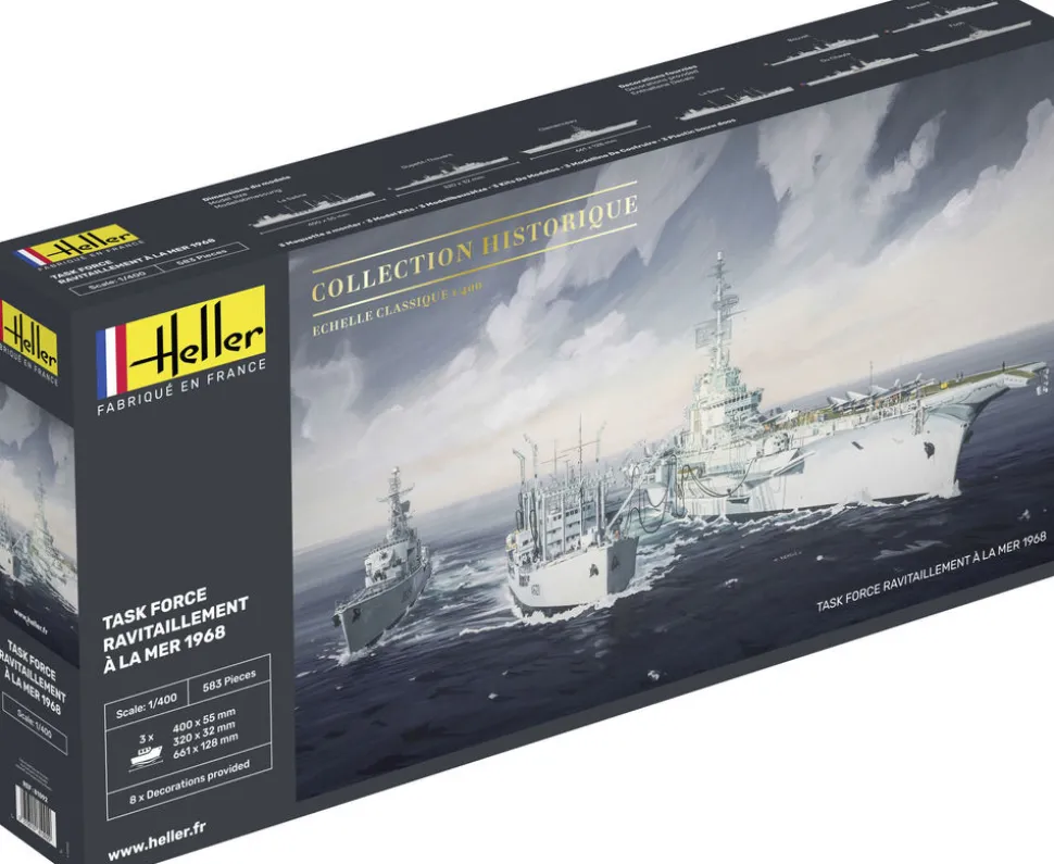 Maquette bateau : Task Force Ravitaillement à la Mer - Heller